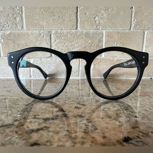 CADDIS Soup Cans eyeglasses. Prescription lenses not standard reader lenses.